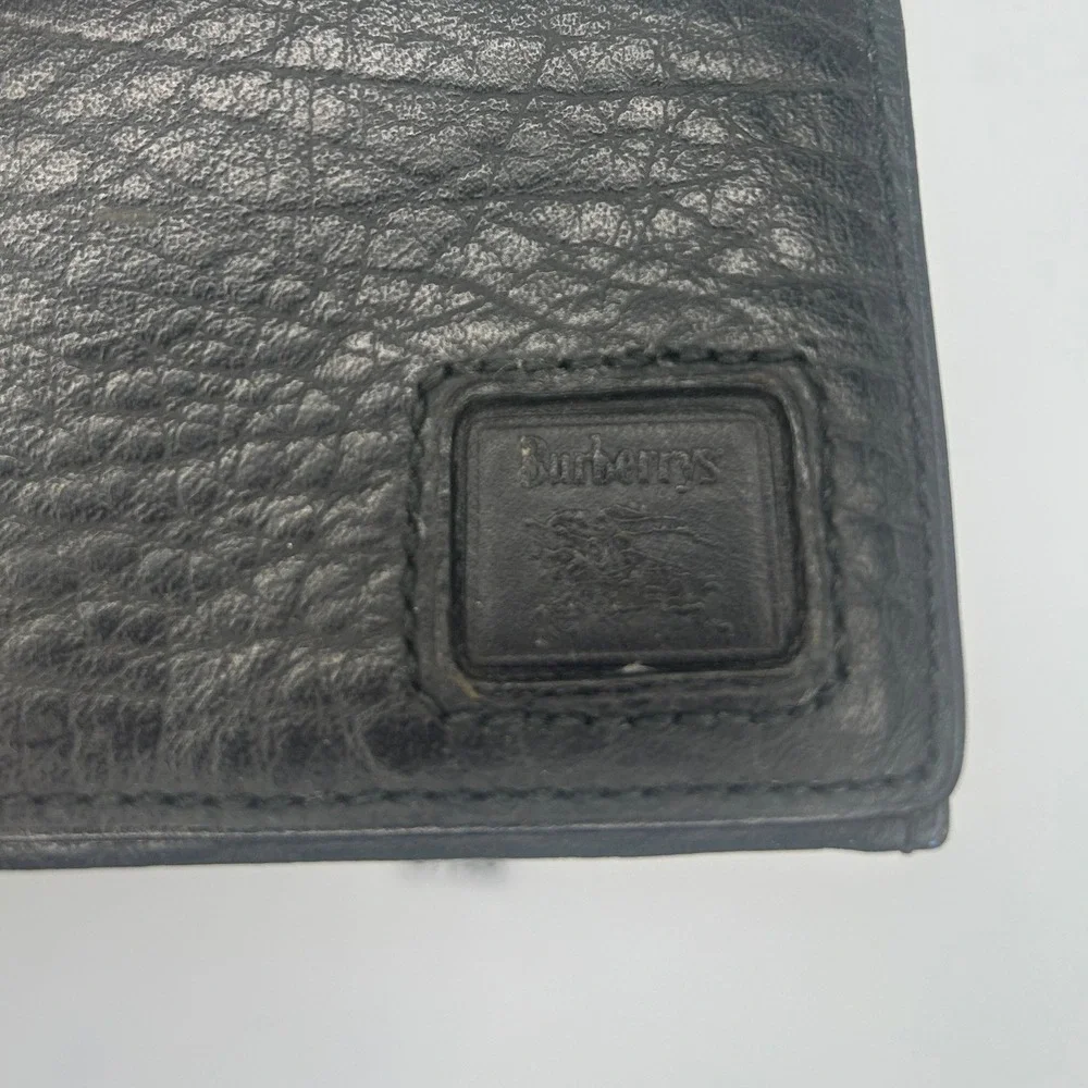 Burberrys black leather